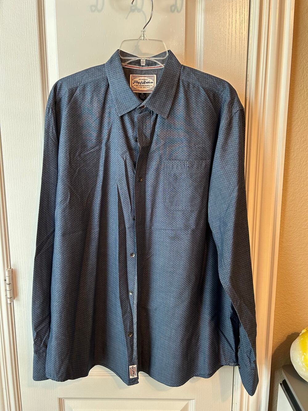 Flag & Anthem Long Sleeve Button Down XL